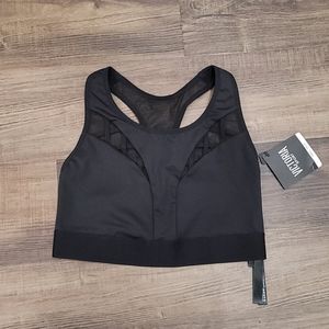 NWT Victoria Sport “The Player” Black Sports Bra S